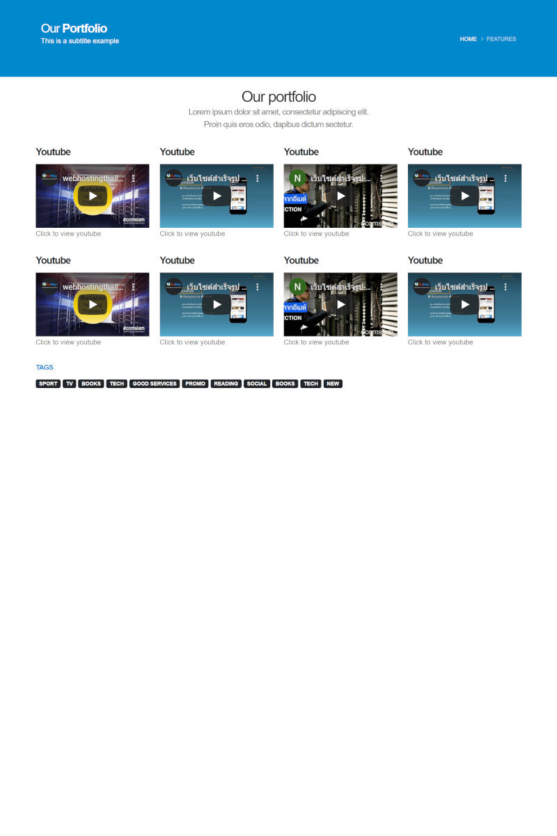 เว็บไซต์สำเร็จรูป-layout - Portfolio