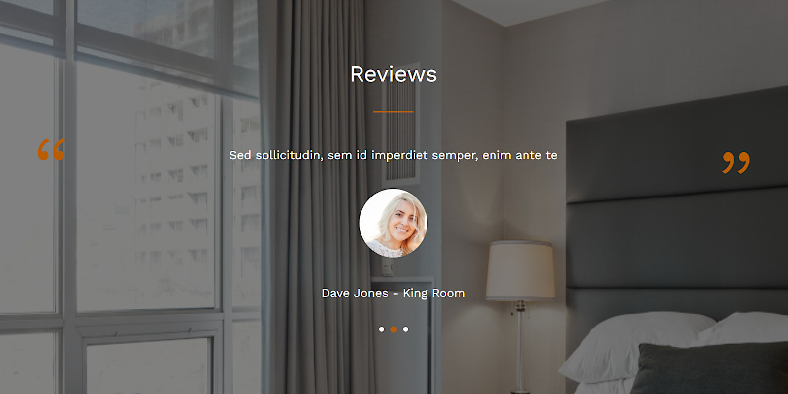 ตัวอย่างรีวิว (Reviews): Lots of Layouts & Elements - ระบบจองที่พัก จองโรงแรม (Hotel Booking) มาพร้อมเว็บไซต์สาธิตฉบับเต็มรวมอยู่ด้วย (Full demo website) และมีเลย์เอาต์และองค์ประกอบมากมาย (many layouts and elements) คุณจึงสร้างเว็บไซต์ได้อย่างง่ายดายโดยไม่ต้องเขียนโค้ดใดๆ