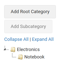 nested category