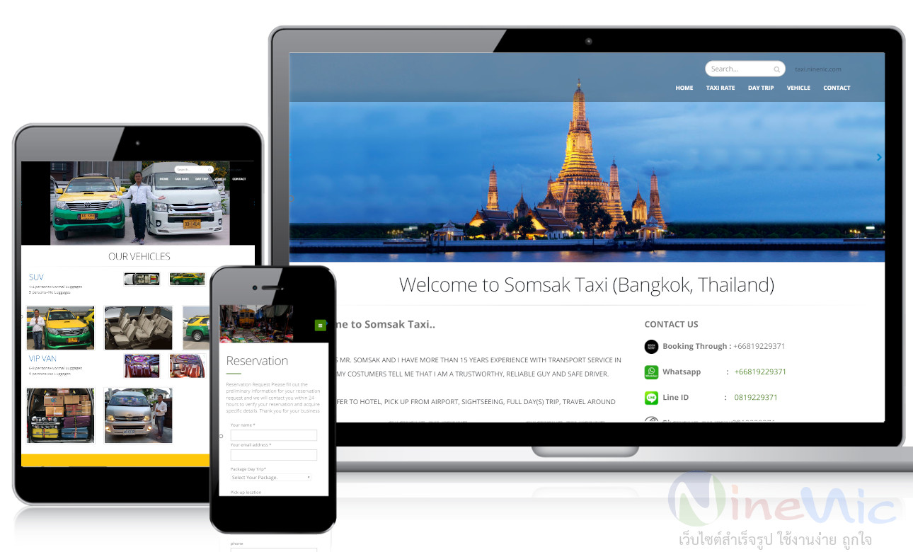 เว็บไซต์สำเร็จรูป ninenic ผลงานออกแบบเว็บไซต์องค์กร - เว็บสำเร็จรูปองค์กร ธุรกิจ webdesign portfolio