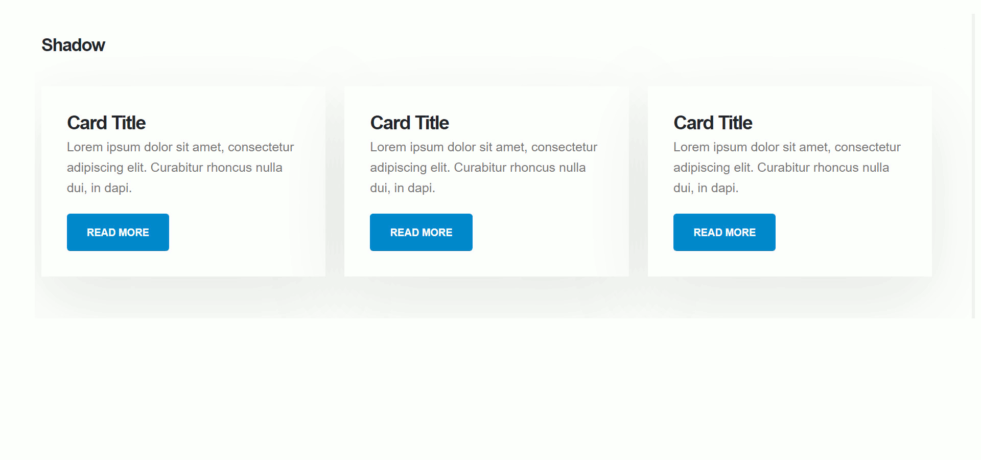 Shortcodes cards - hover color shadow   แนะนำ เว็บไซต์สำเร็จรูป NineNIC